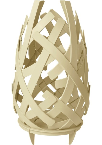 LED'li yer lambası, bej, 45 cm