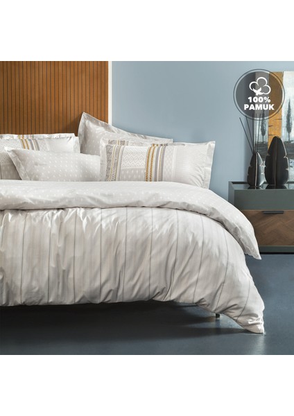 Bedding Pamena Ranforce Çift Kişilik Nevresim Takımı - Gri