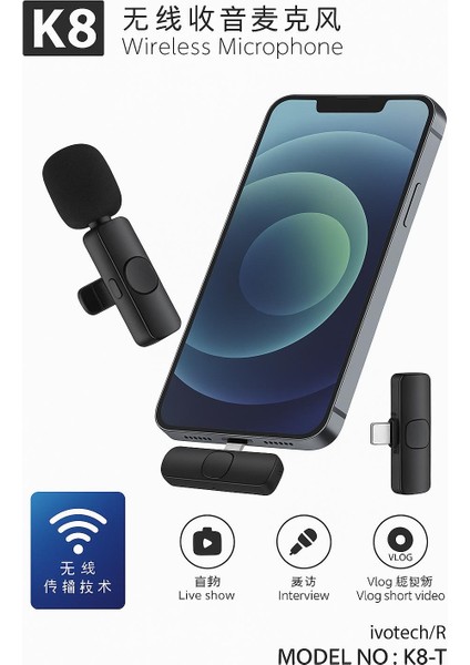 Yaka Mikrofonu Wıreless Microphone