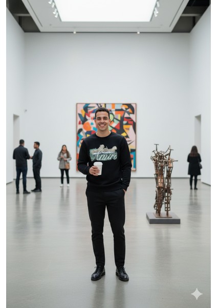 Erkek Sweatshirt Regular Fit Pamuklu Kumaş Iki Iplik Baskılı OPES26AMRMOD15 fiyatları