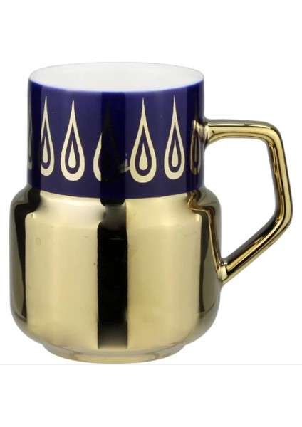 KGP-087 Porselen Lüx Kupa Yaldızlı 4 Renk