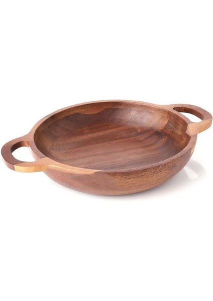 Akasya Kulplu Sunum Tabak/kase 18CM