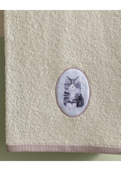 Fumelle %100 Pamuk Yüz Havlusu - Mint Yeşili - 50X70 cm modelleri