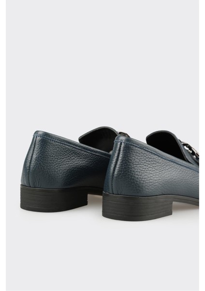 Lacivert Deri Kadın Günlük Ayakkabı indirimleri