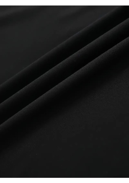 Baskılı Oversize Bisiklet Yaka T-Shirt - Siyah modelleri