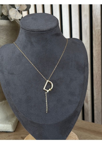 D Harfli Çelik Kolye fiyatları
