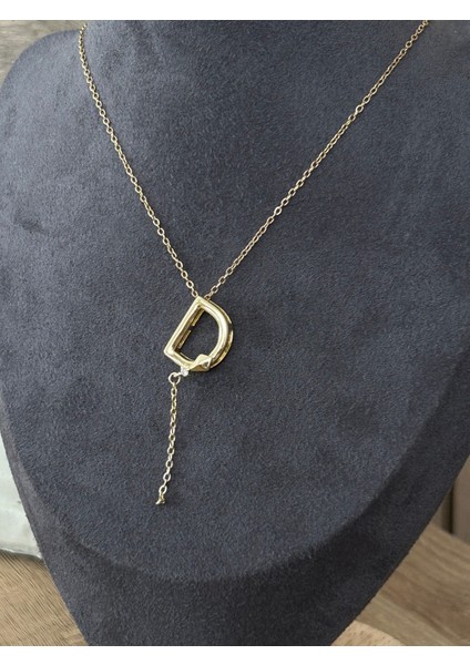 D Harfli Çelik Kolye modelleri