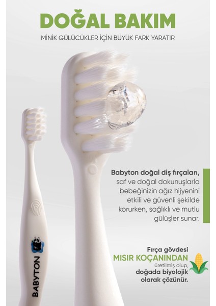 Hindistan Cevizi Doğal Diş Macun ve Panda Diş Fırça 2 li set fırsatları