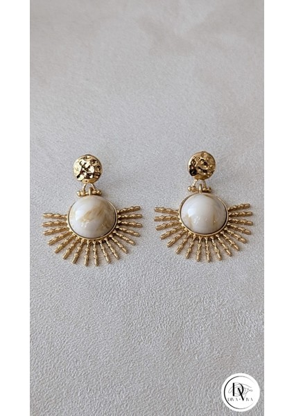 - Muse Earrings – Gold Kaplama Trend Model Kadın Küpe (KOD-347) modelleri