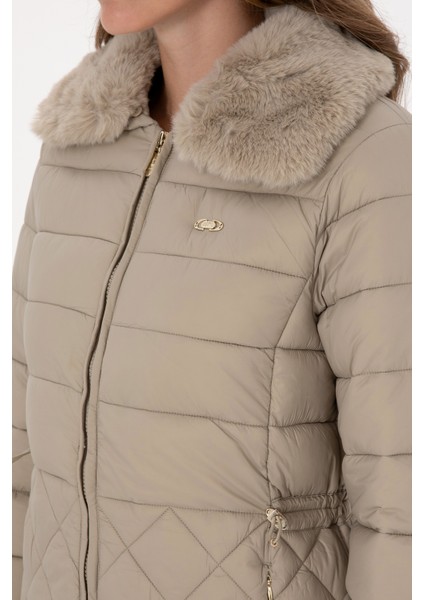 Kadın Açık Haki Mont 50308797-VR183