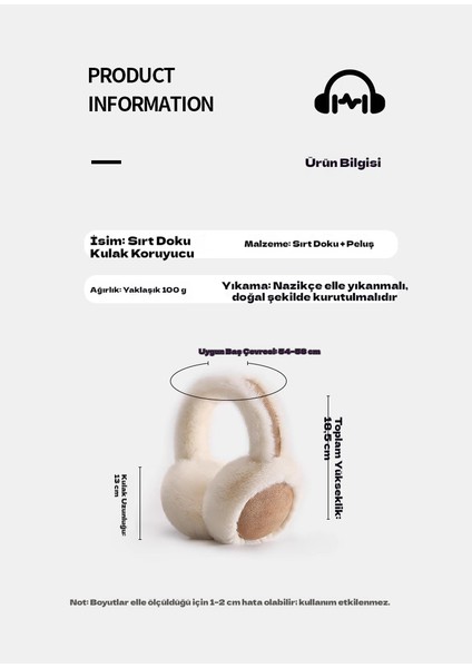 Isıtmalı Peluş Bisiklet Kulak Koruyucu Kulaklık (Yurt Dışından) fiyatları