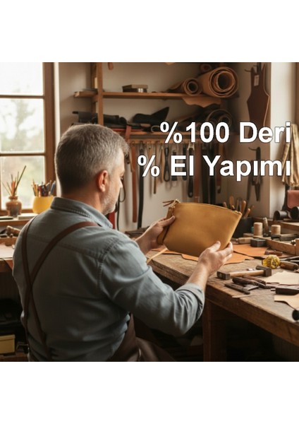 Özel Tasarım El Işçiliği Deri Clutch | Taba Rengi | Fermuarlı Bilek Çantası fiyatları