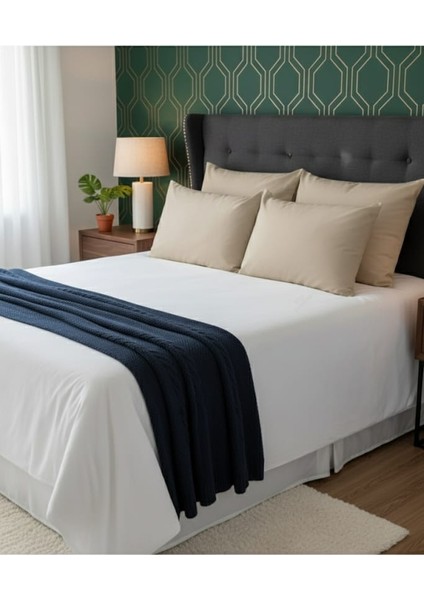 1 Adet 50X70CM Renkli Kapaklı Lüks Yastık Kılıfı, Pamuklu Yastık Kılıfı, Yastık Şiltesi