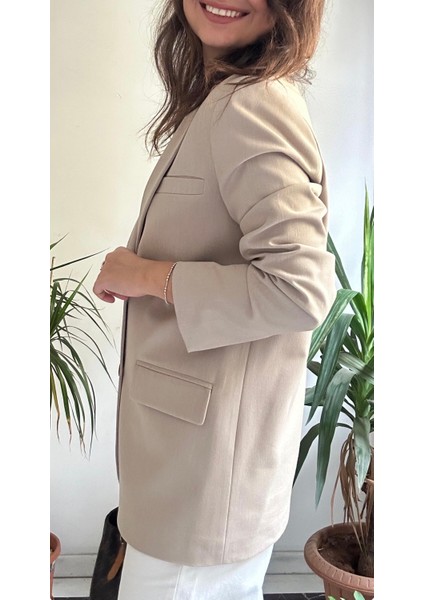 Kadın Bej Blazer Ceket fiyatları