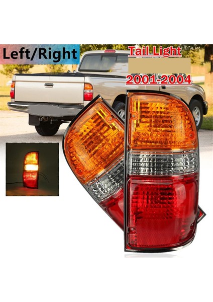 Toyota Tacoma Için 2001-2004 Pikap Tail Işıkları Fren Lambaları Sol Sol (Yurt Dışından) fırsatları