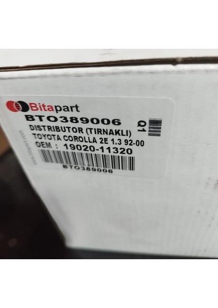 Toyota Corolla Distribütör Ateşleme Sistemi Ateşleme Dağıtıcı AE101 91-95/AE111 4AFE 95-01 (6+2 Fiş) - 19020-16250 indirimleri
