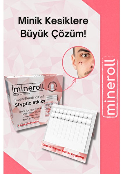 Tek Kullanımlık Kan Taşı 20'Li 4 Paket Ciltteki Küçük Kesikler İçin Hızlı Çözüm