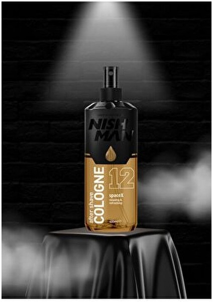 Tıraş Kolonyası 12 Space X Rahatlatıcı ve Ferahlatıcı 400 ml Özel Edition