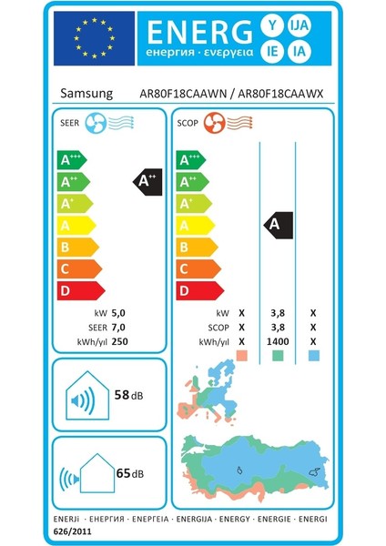 AR80F18CAAW/SK 18000 Btu Windfree™ Elite Pm 1.0 Inverter Duvar Tipi Klima