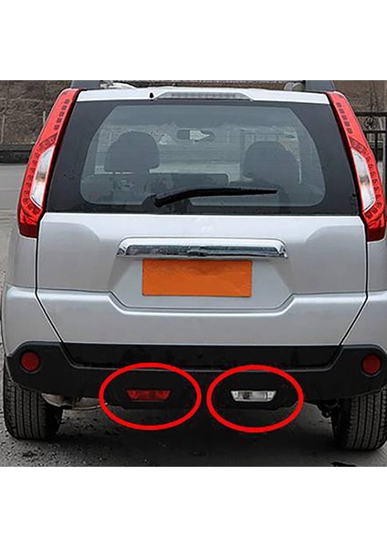 Nissan X-Trail /xtrail T31 2008 2009 2012 2012 2012 2013 Şeffaf Için 1 Adet Araba Arka Tampon Sis Lambası Işığı (Yurt Dışından) modelleri