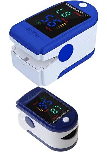 Pulse Oksimetre LED Ekran ile Hızlı Oksijen ve Nabız Ölçümü 2 Adet AAA Pil ile modelleri