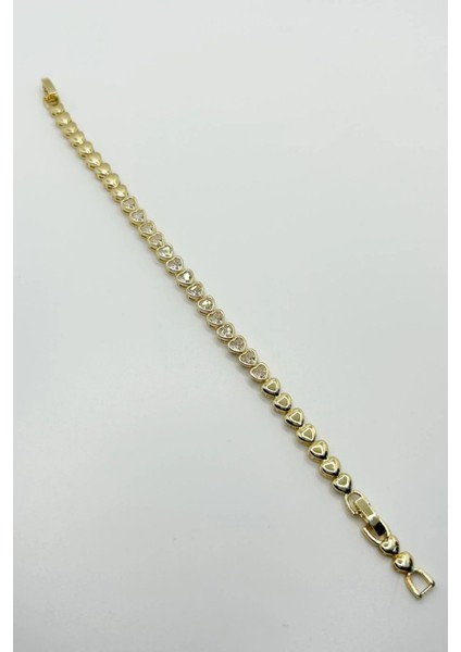 Luxe Romance Kuyumcu Işçiliği 14K Altın Kaplama Premium Seri Kadın Çelik Bileklik fiyatları