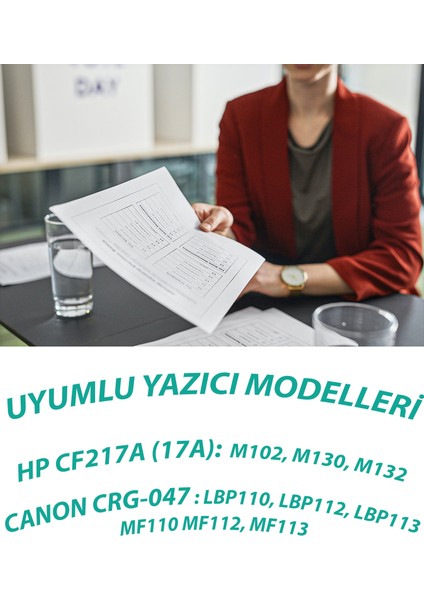 Hp CF217A & Canon CRG-047 M102 M130 M132 LBP110 LBP112 LBP113 MF110 MF112 MF113 Muadil Toner fırsatları