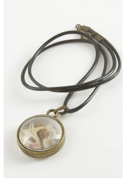 Msa-Shop Deniz Yıldızı Bombeli Canlı Kolye-K fiyatları