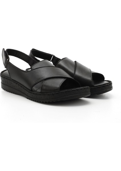 Gön Hakiki Deri Dolgu Taban Sandalet 45836 fiyatları