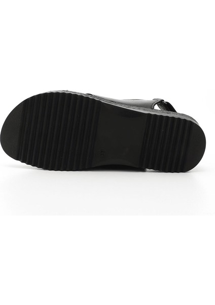 Gön Hakiki Deri Dolgu Taban Sandalet 45836 fırsatları