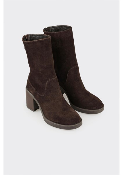 Kahve Deri Kadın Günlük Bot fiyatları