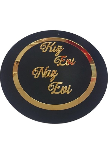 Kız Evine Naz Evi Kapı Süsü Kapı Aksesuarı 24 cm Çap