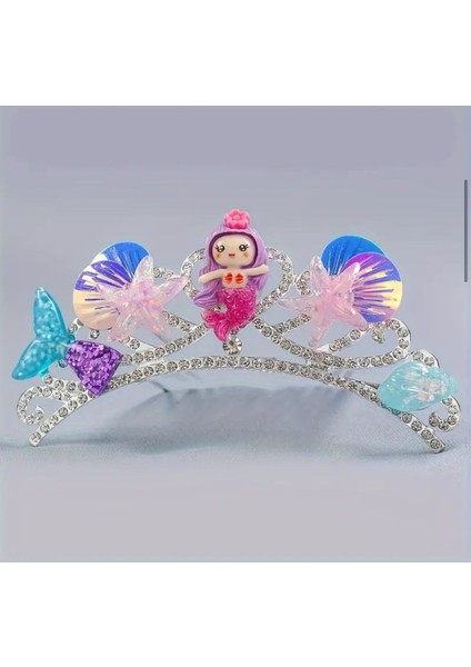 Peruklu Deniz Kızı Kostüm Balo Elbisesi (Set Halinde) modelleri