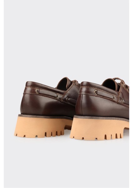 Kahve Deri Kadın Günlük Ayakkabı indirimleri