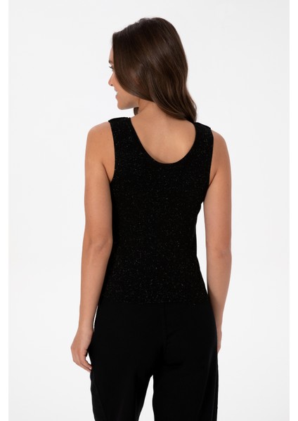 Kadın Siyah Kazak /triko 50310018-VR046 indirimleri