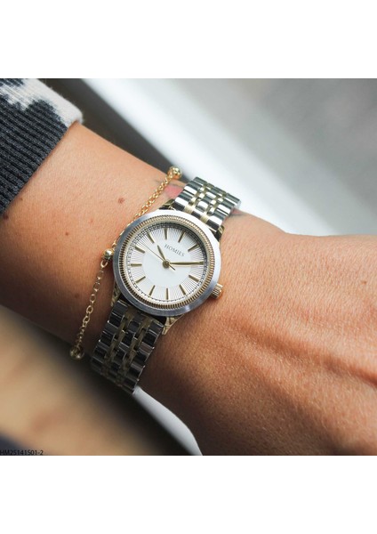 HM25141S01-2 Çelik Kordonlu Kadın Kol Saati modelleri