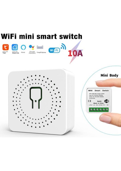 Smart Tuya Wifi Röle Devresi 1 Kanal 110-240V 16A fırsatları