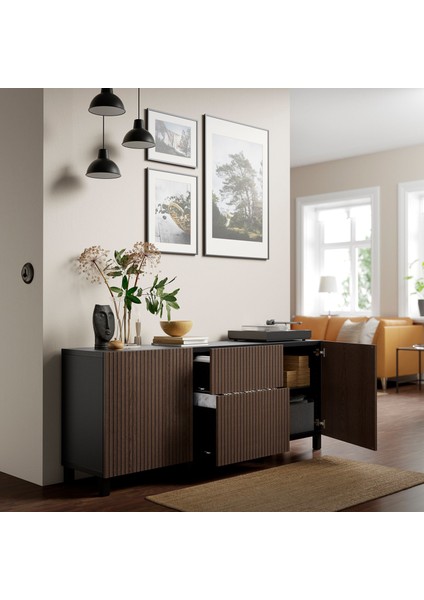 Kapak/çekmece ön paneli, meşe kaplama-kahverengi, 60x38 cm fırsatları