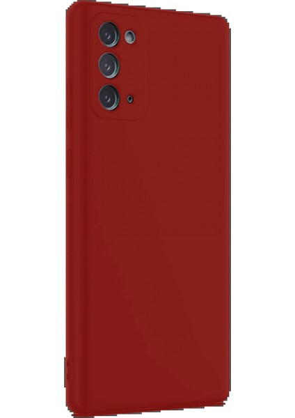 Samsung Galaxy Note 20 Kılıf First Silikon - Bordo fiyatları