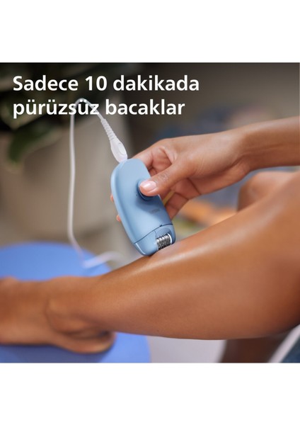 2000 Serisi Epilatör, Mavi Renk, Yüksek Performans, Şık Tasarım