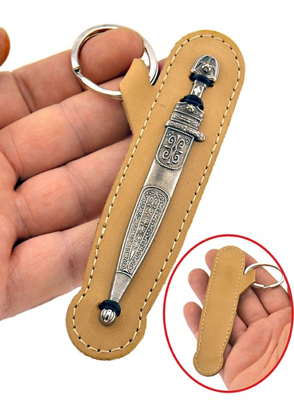 Çerkes Kaması Anahtarlık Gerçek Deri fiyatları