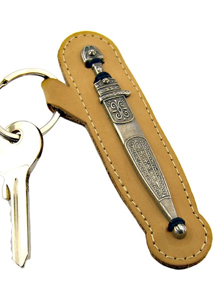 Çerkes Kaması Anahtarlık Gerçek Deri fırsatları