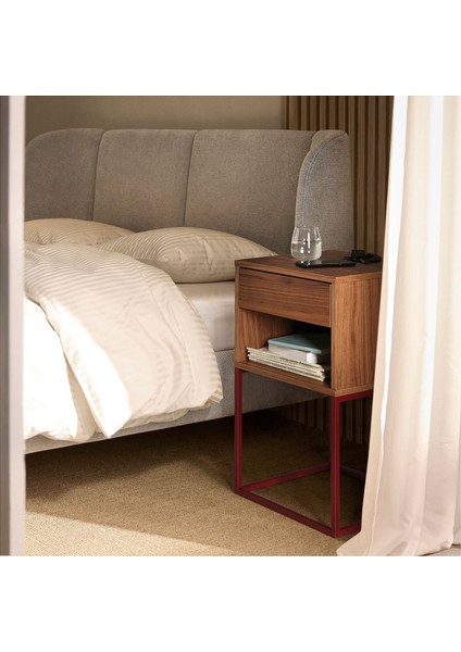 Komodin, ceviz kaplama, 40x39 cm modelleri