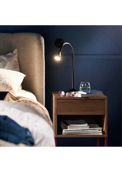 Komodin, ceviz kaplama, 40x39 cm fırsatları