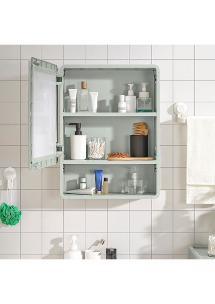 Banyo duvar dolabı, yeşil, 44x15x59 cm fırsatları