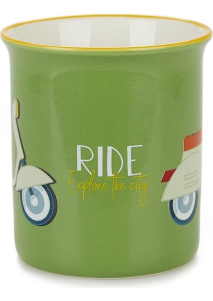 Vespa Kupa-Bardak Seramik *scooter Motif* / Balvı modelleri