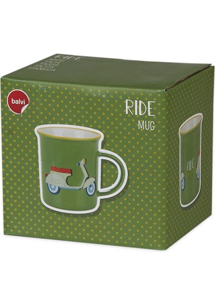 Vespa Kupa-Bardak Seramik *scooter Motif* / Balvı fırsatları