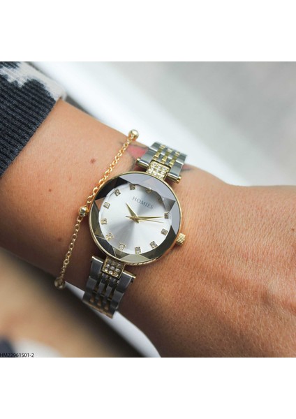 HM22961S01-2 Çelik Kordonlu Kadın Kol Saati modelleri