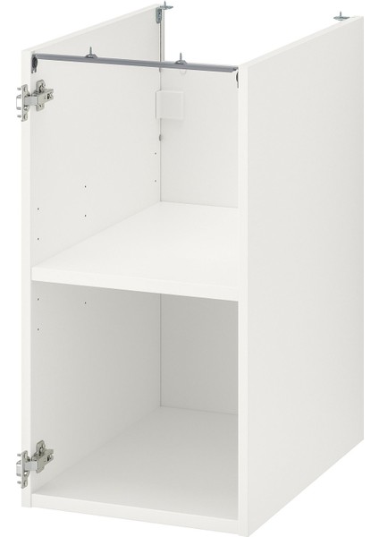 Alt dolap iskeleti, beyaz, 40x60x75 cm, raflı