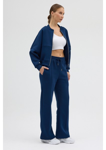 Kadın Şardonlu Üç Iplik Kışlık Eşofman Takımı